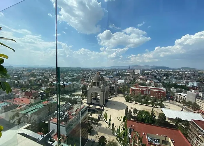 Lujo, Glamour P/4 Pers En Loft Premium De Reforma Y Monumento Revolucion Apartment *